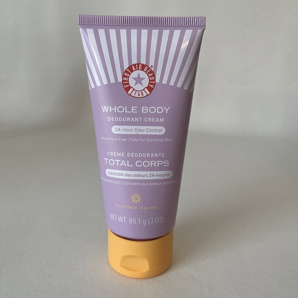 First Aid Beauty FAB Whole Body Deodorant Cream - 3oz